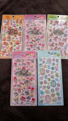 プチドロ　ディズニー　パワパフ　たまごっち　5枚セットのサムネイル