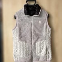 【美品】adabat アダバット リバーシブル ボアベスト ゴルフウェア 40のサムネイル