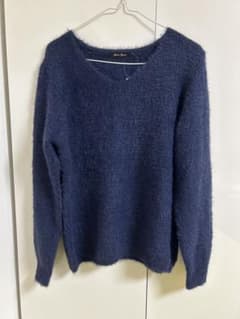 【新品未使用】Jeanne Garçon 長袖ニット/ネイビー/ラメ入りのサムネイル