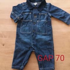 GAP オーバーオール サロペット　デニム　70　ギャップ　gapのサムネイル
