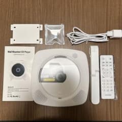 【美品】CDプレーヤー壁掛け　ポータブルCDプレーヤー