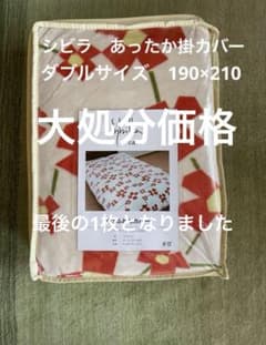 大処分【シビラ】アマポラス フランネル掛カバーダブル 190×210