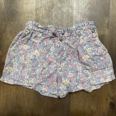 プティマイン　ポケット付き　ピンク　花柄ハーフパンツのサムネイル