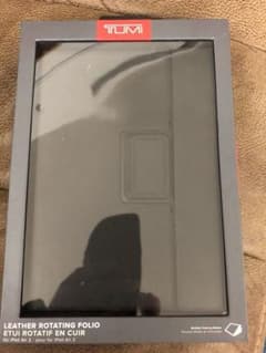 TUMI  iPad 2  レザー カバー 黒  未使用品のサムネイル