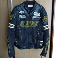 【専用】希少！ シンプソン 55周年 ライダース ジャケット メッシュ Ｌのサムネイル