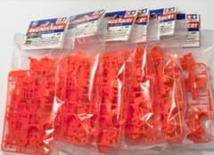ミニ四駆 MSカラーシャーシセット(蛍光オレンジ) 6セットのサムネイル