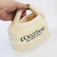 L'OCCITANE ポーチ ボア素材 アイボリーのサムネイル