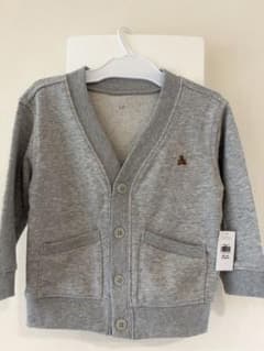 GAP キッズ カーディガン グレー 95cmのサムネイル