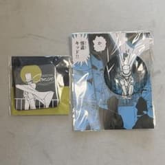名探偵コナン探偵社　怪盗キッド　スクエア缶バッジ&布缶バッジセットのサムネイル