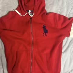 RALPH LAUREN ジップアップパーカー レッドのサムネイル