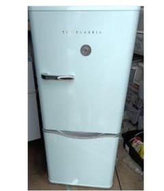 全国送料無料！【アクアミント】レトロ 冷蔵庫150L 冷蔵庫 DR-C15AM