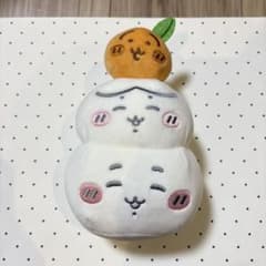 치이카와 거울 떡이 된 봉제 장난감 벌레 토끼