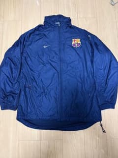 【人気、ビンテージ】Nike FC Barcelonaナイロンジャケットのサムネイル