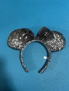 最終お値下げ中！ディズニー　ピンクゴールド　スパンコールミニーカチューシャ