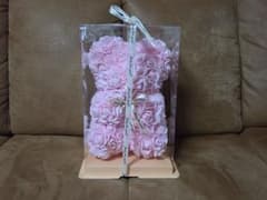 BEAR ROSE ベアローズ S ピーチ 造花のサムネイル