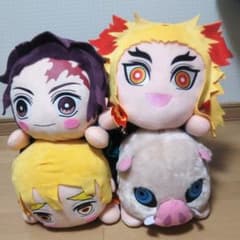 鬼滅の刃 ぬいぐるみ4点セットのサムネイル