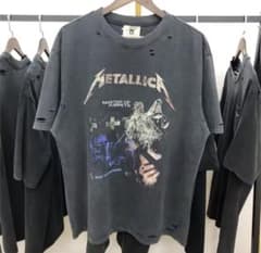 Metallica バンドTシャツ ヴィンテージ加工　ダメージ加工のサムネイル