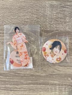 FRUITS ZIPPER 浴衣すきくじ アクリルスタンド 缶バッジ 鎮西寿々歌のサムネイル
