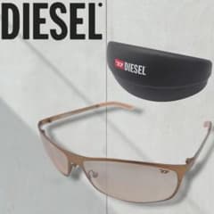 【美品】ディーゼル　DIESEL　サングラス　メンズ　ケース付き　Y2K　メタル 美品】ディーゼル DIESEL サングラス メンズ ケース付き Y2K メタル