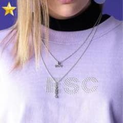 【ESC STUDIO】2連ロゴネックレスシルバー 新品箱入り