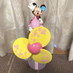 ディズニーミストファン　ミニー　霧吹き+扇風機【動作OK】のサムネイル