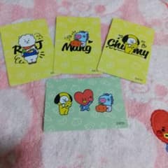 BT21 환대 식품 카드