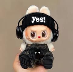 labubu洋服 ラブブぬいぐるみ着 17cm着せ替え服 可愛い 4点