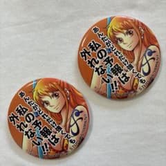 ONE PIECE 缶バッジ USJ限定 ナミ - メルカリ