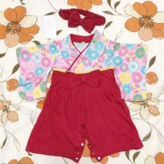 袴ロンパース 女の子のサムネイル