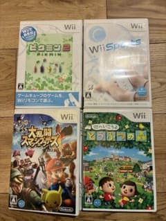 Wii ソフト 4本セット まとめ売りのサムネイル