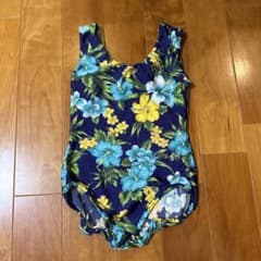 Chacott 新体操 レオタード ノースリーブ 花柄のサムネイル