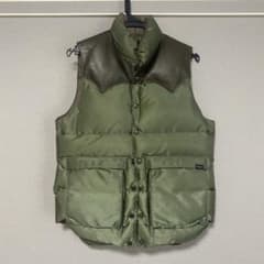 ダウンベスト カーキ BEAMS PORTER Rocky Mountain - メルカリ