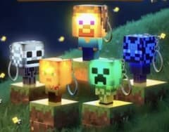 Minecraft LEDキーホルダー 5個セット　マイクラのサムネイル
