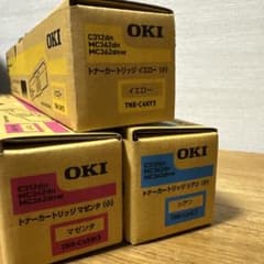 y様専用!!!!!OKI インクカートリッジ 3本セットのサムネイル
