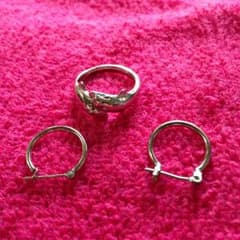 肩耳用ピアス&指輪アクセサリーのサムネイル