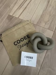 COOEE クーイー KNOT TABLE S オブジェ ベージュ - メルカリ