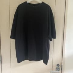 【9月末まで】UNIQLO U クルーネックTシャツ ブラック XLのサムネイル