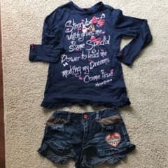 メゾピアノロングTシャツ　ショートパンツのサムネイル