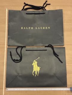 Ralph Lauren ネイビー ショッパーズ袋2枚のサムネイル