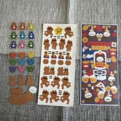 海外作家くまステッカー 3枚セットのサムネイル