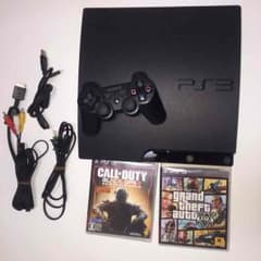 Sony プレイステーション3 (160GB)、COD BO3, GTA5のサムネイル