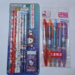 ご当地ハローキティ 三重限定 伊勢志摩 ボールペン5本 鉛筆6本