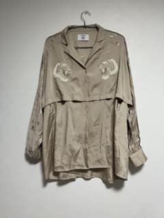jouetie POSTOKYO 虎刺繍 ジャガード長袖シャツ　2wayのサムネイル