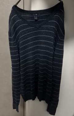 old Gap ボーダー Vネック ロンT y2k 00s activeのサムネイル