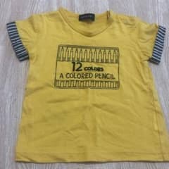 Tシャツ　半袖　未使用　黄色　イエロー　鉛筆のサムネイル