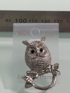 フクロウ タックピン ブローチのサムネイル