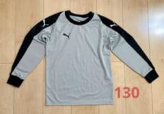130PUMA 長袖サッカーシャツ グレーのサムネイル