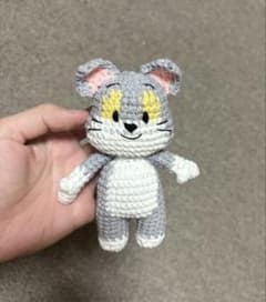 Cat plush toy (crocheted)