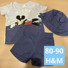 H&M ミッキーマウス Tシャツ ハット ショートパンツ 3点セットのサムネイル
