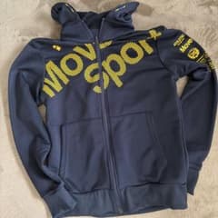 デサント　Move Sport フルジップ パーカー　紺のサムネイル